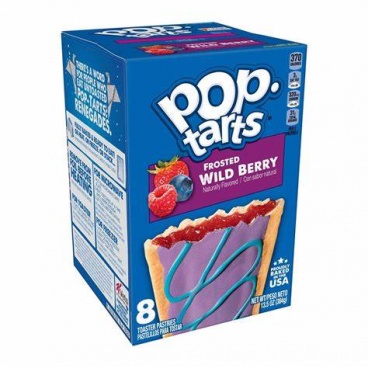 Kelloggs pop tarts frosted wild berry American 13.5OZ 384g